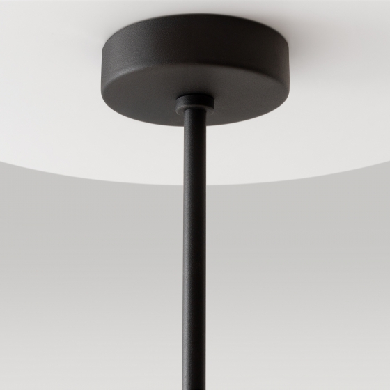 Подвесной светильник Modesto черный, бежевый абажур 14