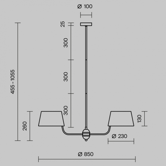 Люстра Modesto 85X85X46-106 CM 7