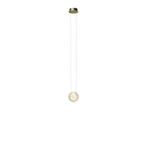 Подвесной светильник Pharao черный, латунь, акрил