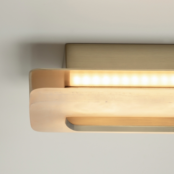 Настенный светильник Albatre латунь, белый абажур 9