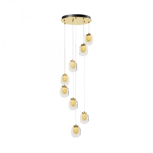 Подвесной светильник Biology латунь, стекло, 550 мм