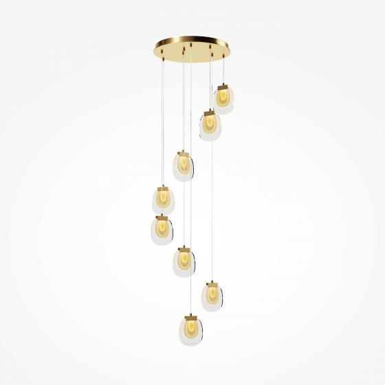 Подвесной светильник Biology латунь, стекло, 550 мм 5