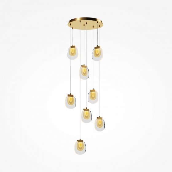 Подвесной светильник Biology латунь, стекло, 550 мм 6