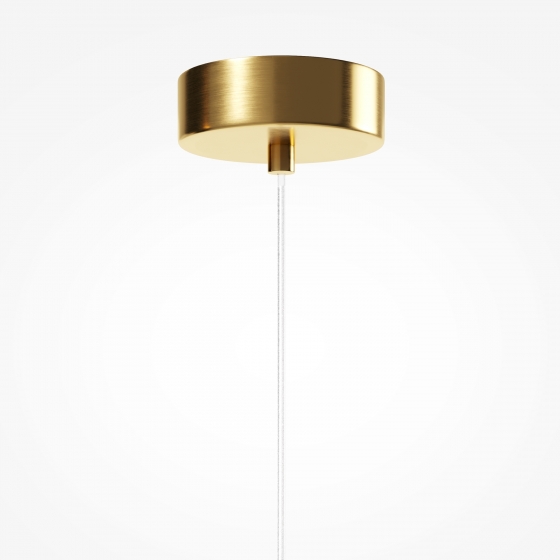 Подвесной светильник Biology прозрачный, латунь 4