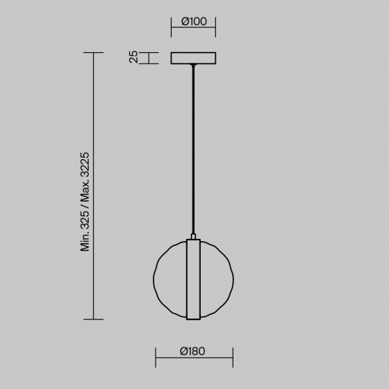 Подвесной светильник Misterio черный, разноцветный абажур 2