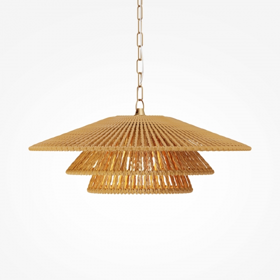 Подвесной светильник Costa терракотовый, латунь 6