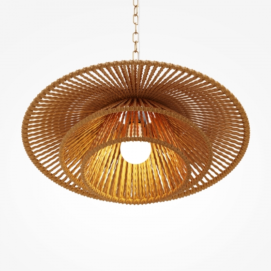 Подвесной светильник Costa терракотовый, латунь 8