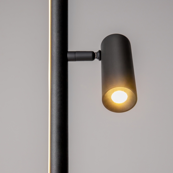 Напольный светильник Thin черный 10