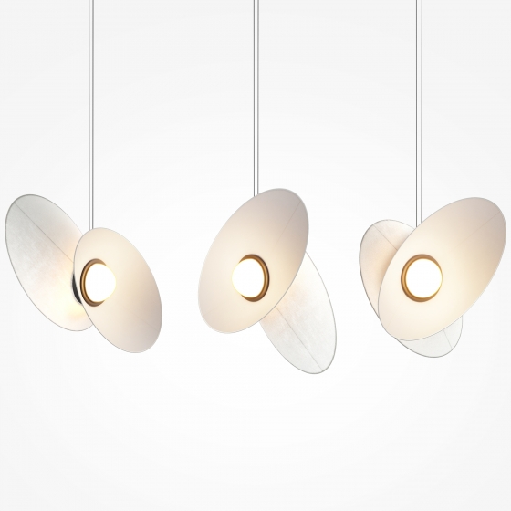 Подвесной светильник Evolution черный, белый абажур 4