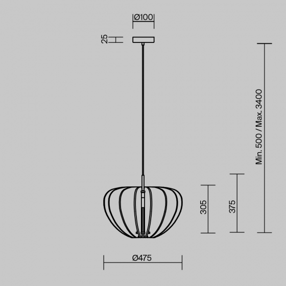 Подвесной светильник 2