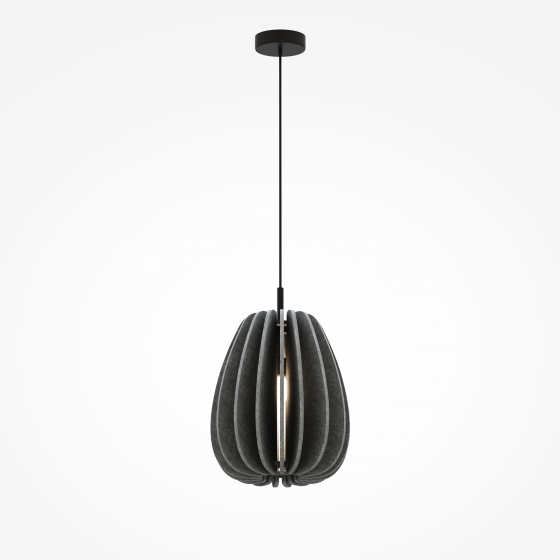 Подвесной светильник Cambio черный, серый фетр 6