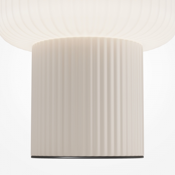 Настольный светильник Omaggio бежевый, стекло, 19 см 7