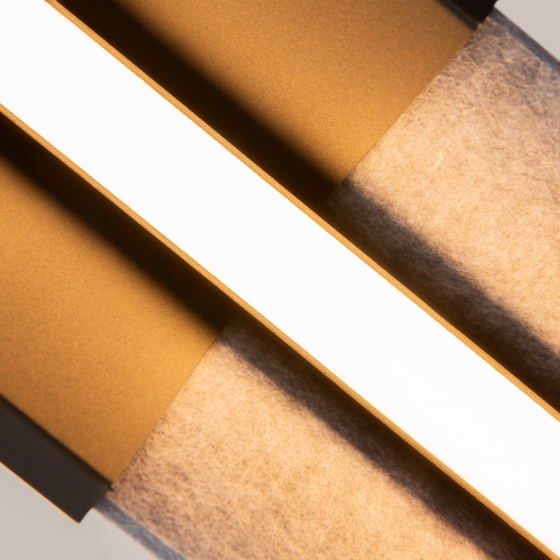 Подвесной светильник Optimista черный, бежевый фетр 900 мм 11