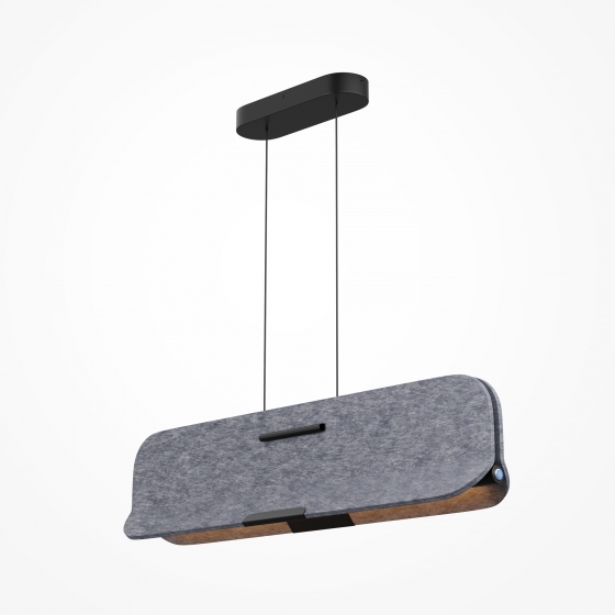 Подвесной светильник Optimista черный, бежевый фетр 900 мм 13