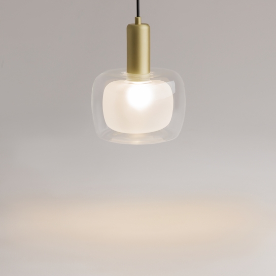 Подвесной светильник Vision прозрачный, золото 8