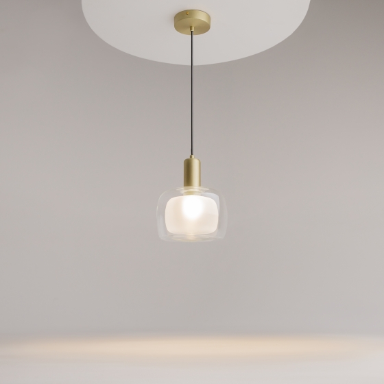 Подвесной светильник Vision прозрачный, золото 5