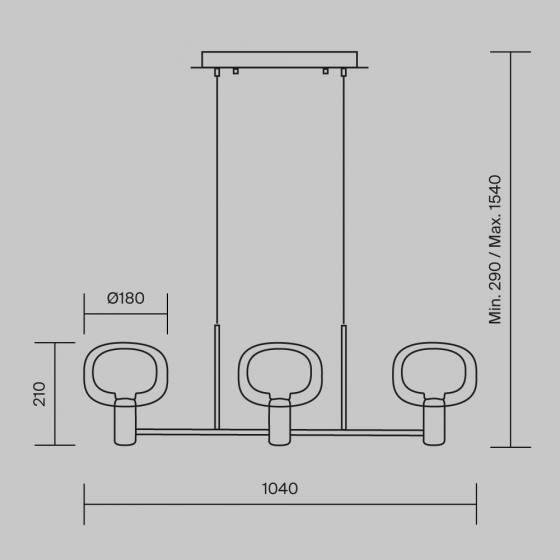 Подвесной светильник 11