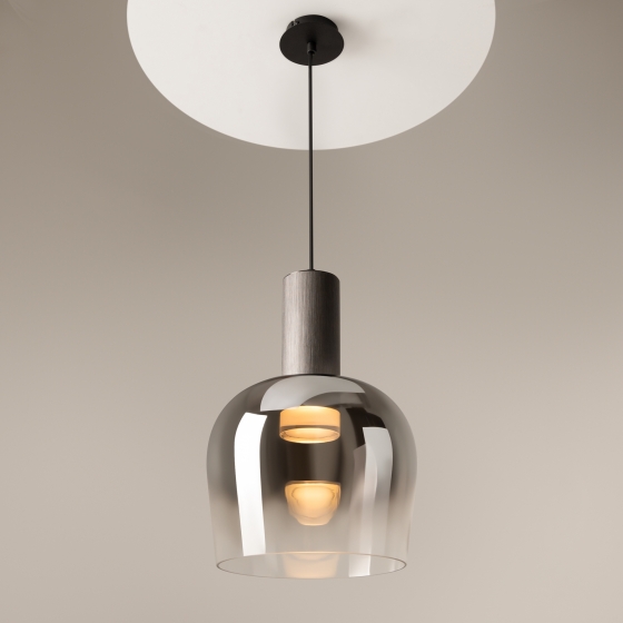 Подвесной светильник Smart Casual дымчатый алюминий 8