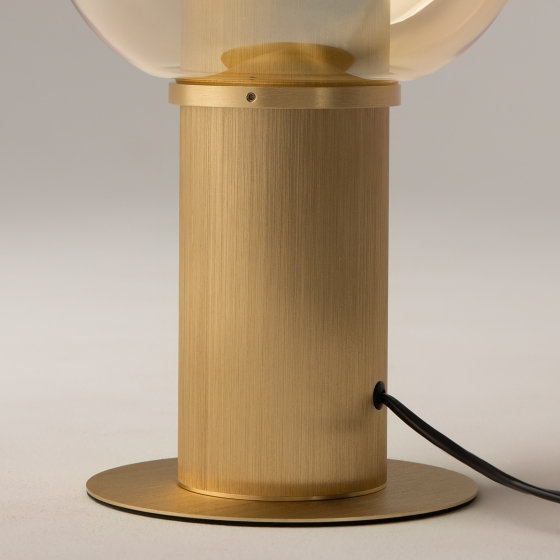 Настольный светильник Smart Casual янтарный, золото 3