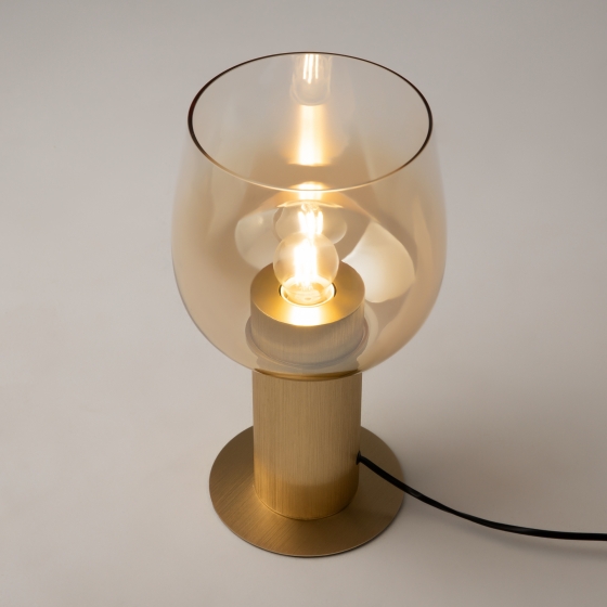 Настольный светильник Smart Casual янтарный, золото 6