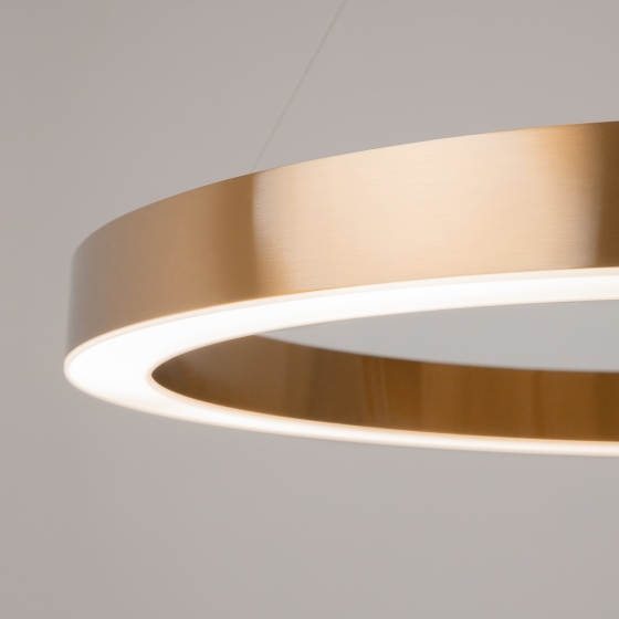 Подвесной светильник Saturno латунь круглый 600мм 3