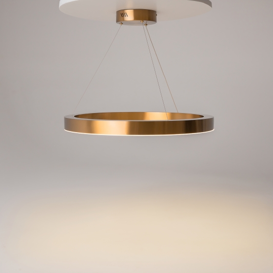 Подвесной светильник Saturno латунь круглый 600мм 8