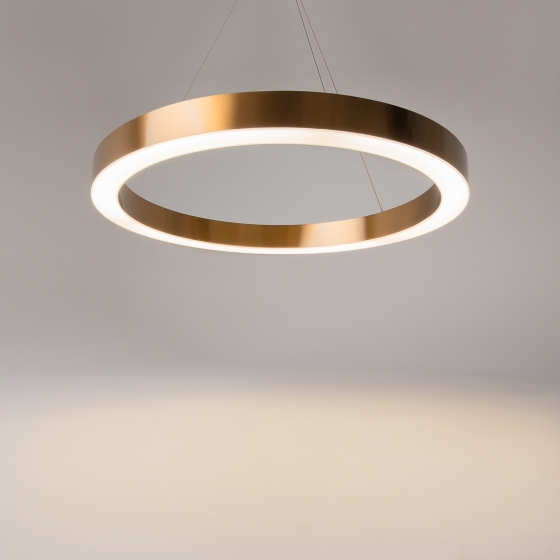 Подвесной светильник Saturno латунь круглый 600мм 4