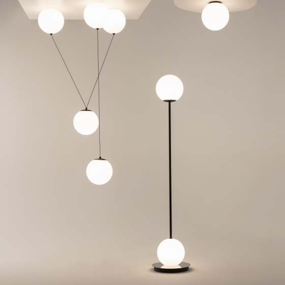 Подвесной светильник Twins белый, черный 11