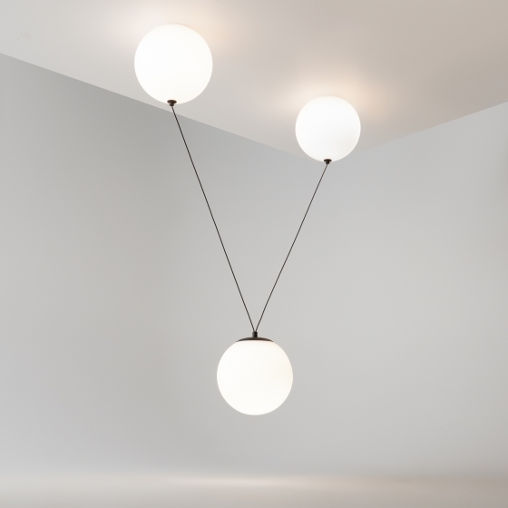 Подвесной светильник Twins белый, черный 13