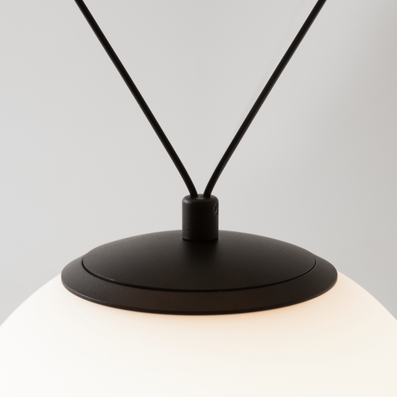 Подвесной светильник Twins белый, черный 9