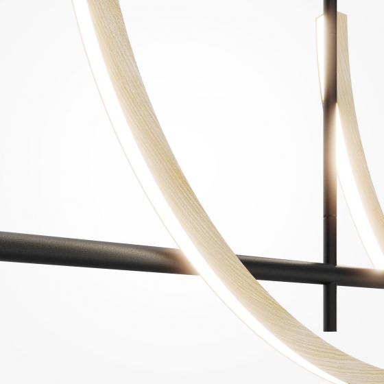 Подвесной светильник Wabi черный, 120 см 2