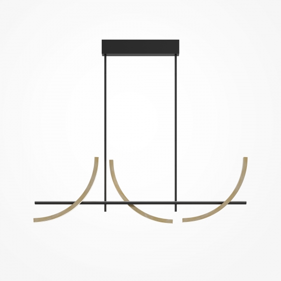 Подвесной светильник Wabi черный, 120 см 14