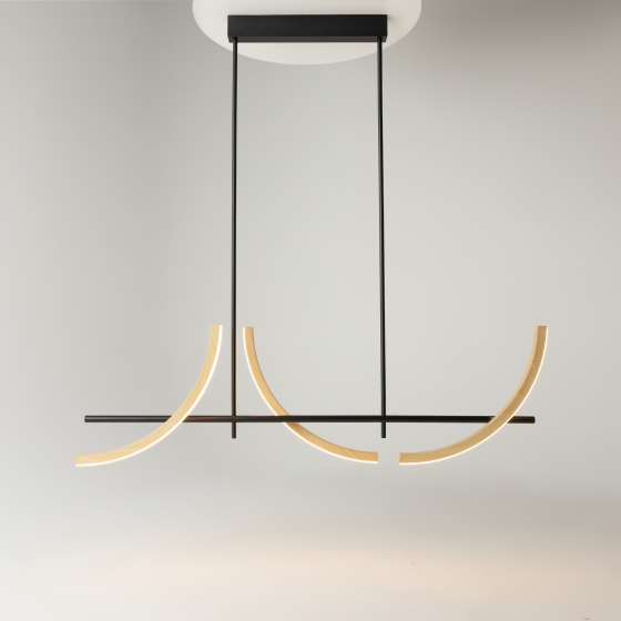 Подвесной светильник Wabi черный, 120 см 10