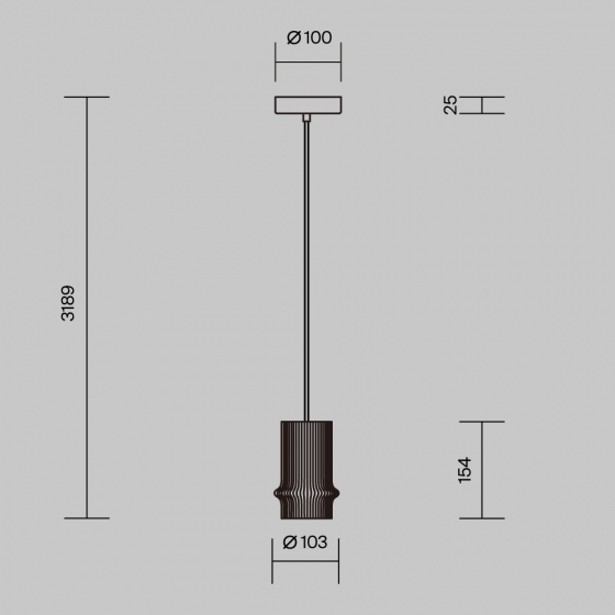 Подвесной светильник 7