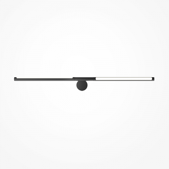 Настенный светильник Rotera черный, акриловый абажур 6