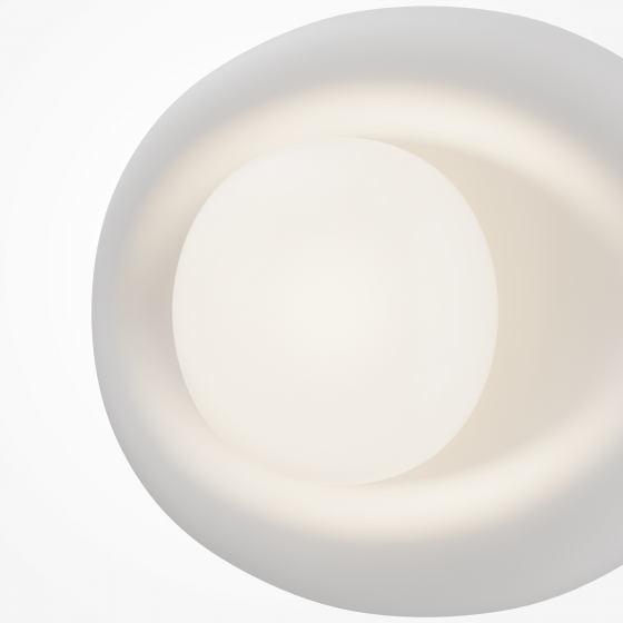 Настенный светильник Lulua белый, стекло, алюминий 2