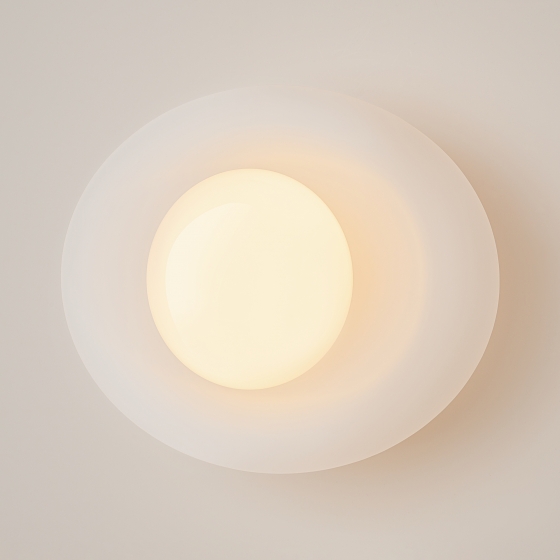 Настенный светильник Lulua белый, стекло, алюминий 11