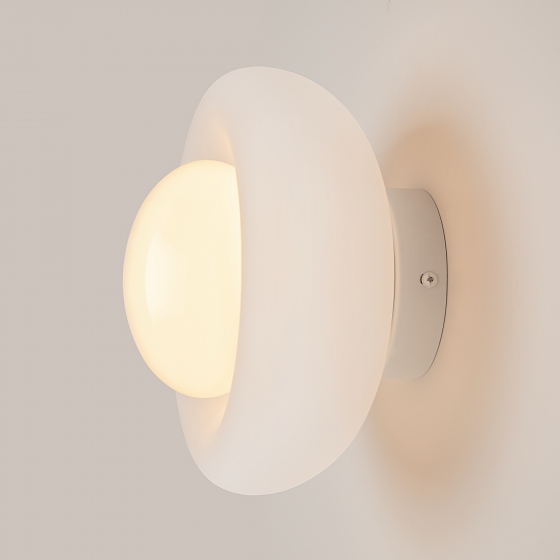 Настенный светильник Lulua белый, стекло, алюминий 14