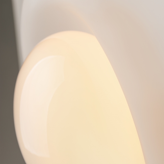 Настенный светильник Lulua белый, стекло, алюминий 10