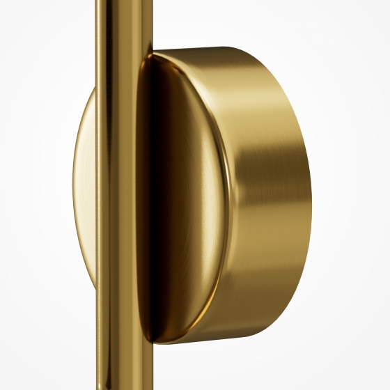 Настенный светильник Museo латунный, стекло белое 7