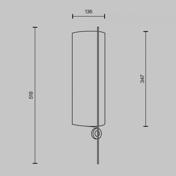 Настенный светильник Glamping бежевый с белым абажуром 5