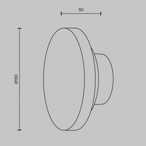 Настенный светильник Glamping черный с травертином 7