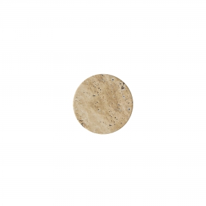 Настенный светильник Glamping черный с травертином