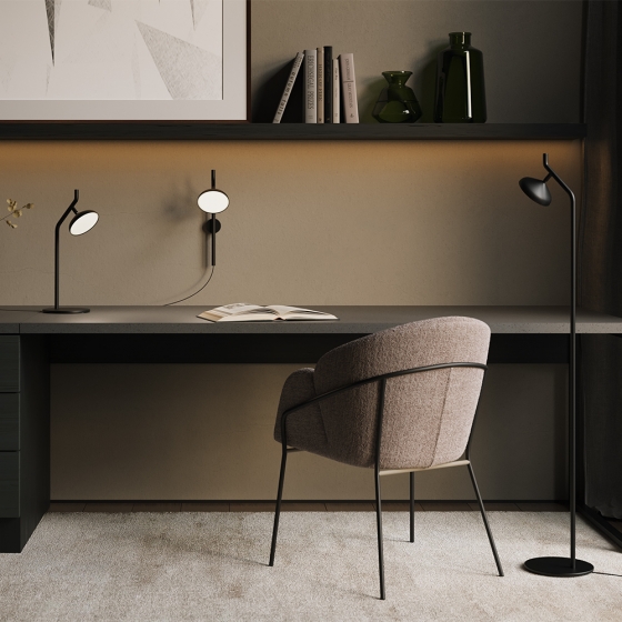 Настольный светильник Vita черный 2