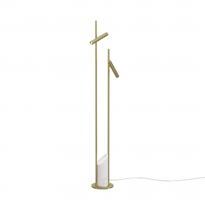 Напольный светильник Trust латунь, мрамор