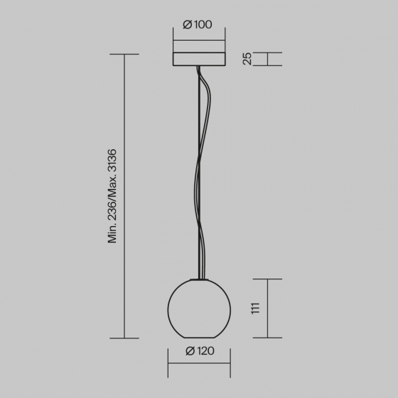 Подвесной светильник 6