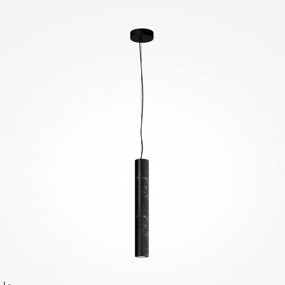 Подвесной светильник Basic Texture черный мраморный 4