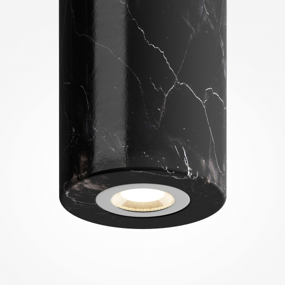 Подвесной светильник Basic Texture черный мраморный 3