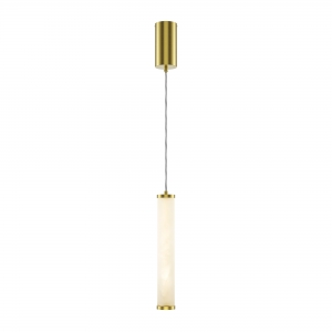 Подвесной светильник Yora латунь, алебастр