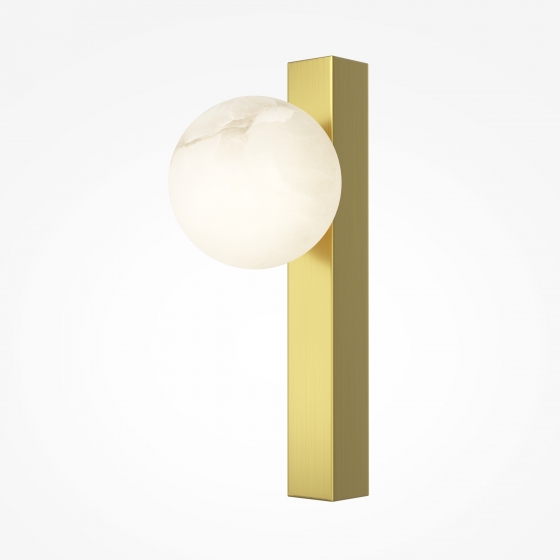 Настенный светильник Yora латунь, белый абажур 3